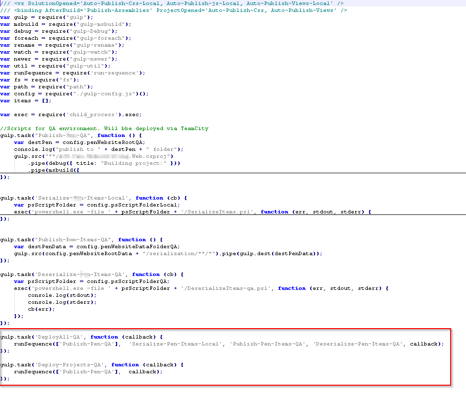 Using Gulp &amp; SPE to Deploy Items664